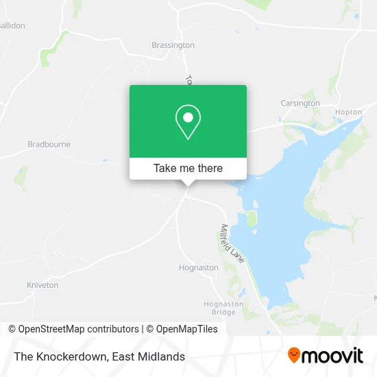 The Knockerdown map