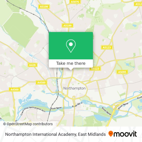 Northampton International Academy map