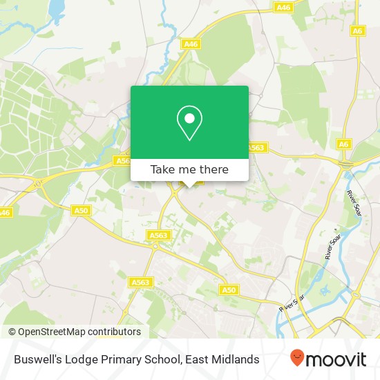 Buswell's Lodge Primary School map