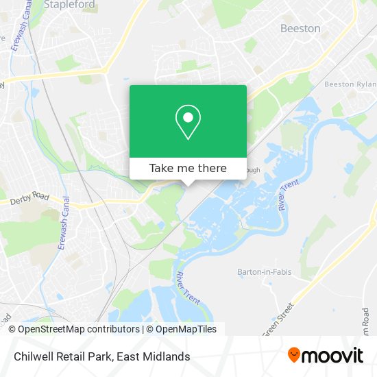 Chilwell Retail Park map