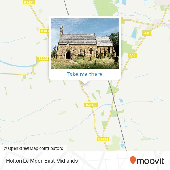 Holton Le Moor map