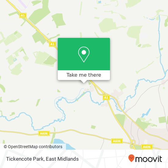 Tickencote Park map