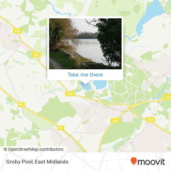 Groby Pool map