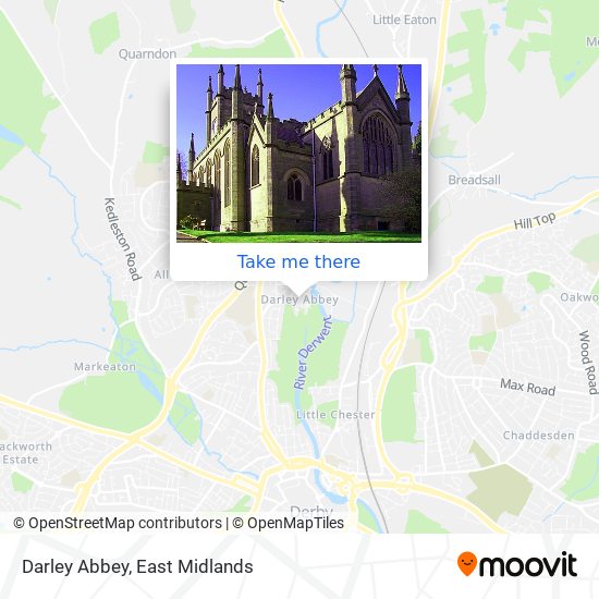 Darley Abbey map