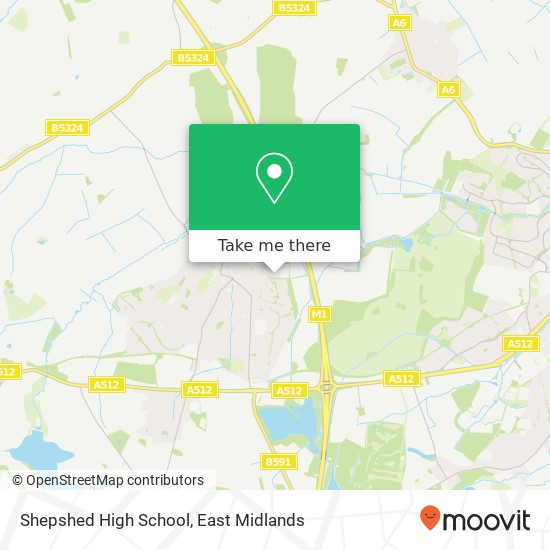Shepshed High School map