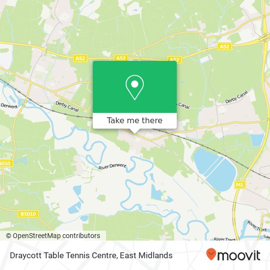 Draycott Table Tennis Centre map