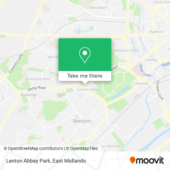 Lenton Abbey Park map