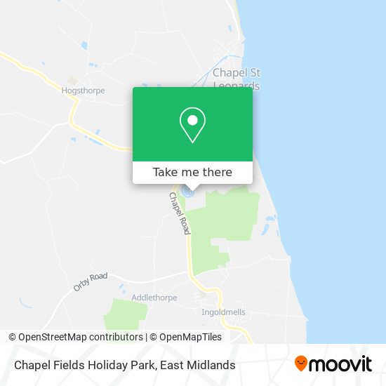 Chapel Fields Holiday Park map