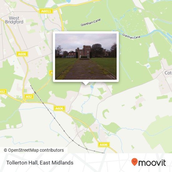 Tollerton Hall map
