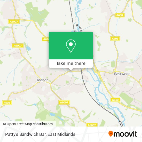 Patty's Sandwich Bar map