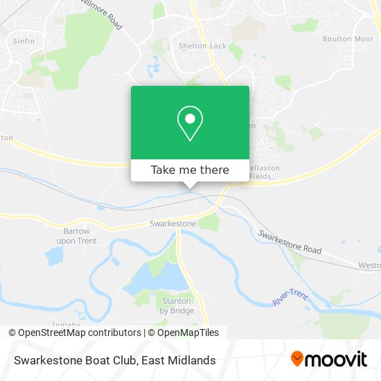 Swarkestone Boat Club map