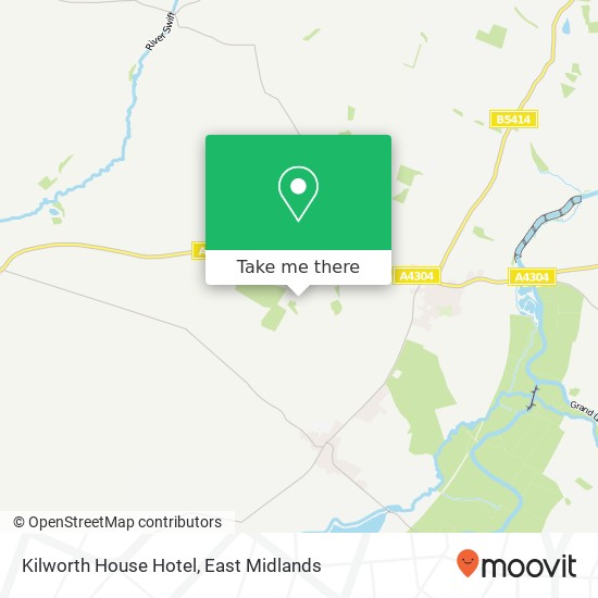 Kilworth House Hotel map