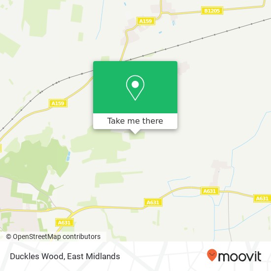Duckles Wood map