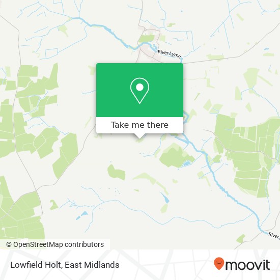 Lowfield Holt map