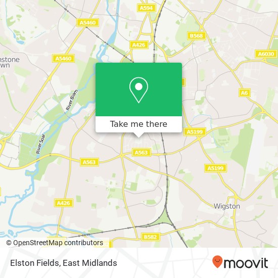 Elston Fields map