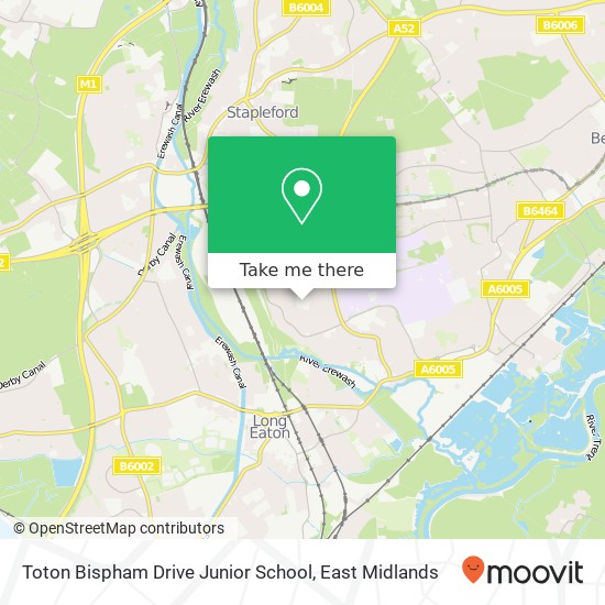 Toton Bispham Drive Junior School map