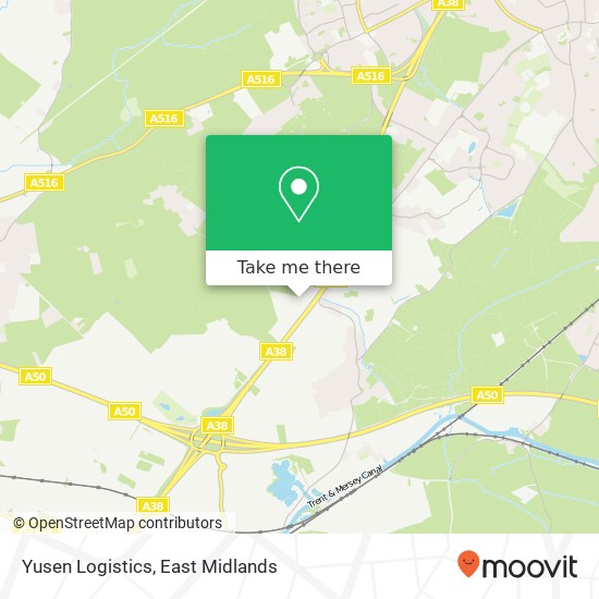 Yusen Logistics map