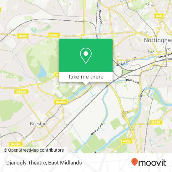 Djanogly Theatre map