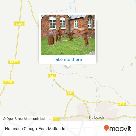 Holbeach Clough map