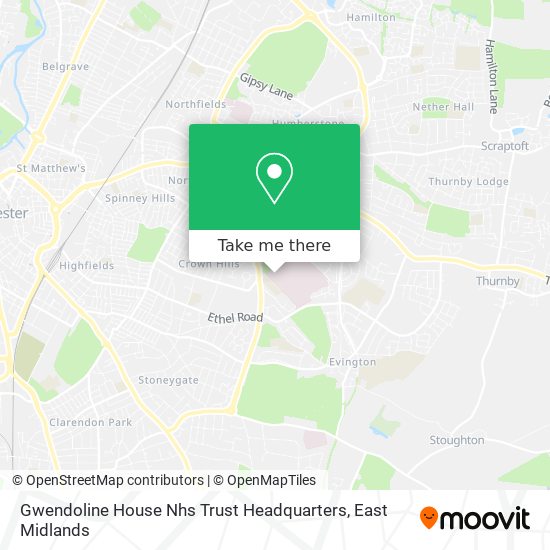 Gwendoline House Nhs Trust Headquarters map