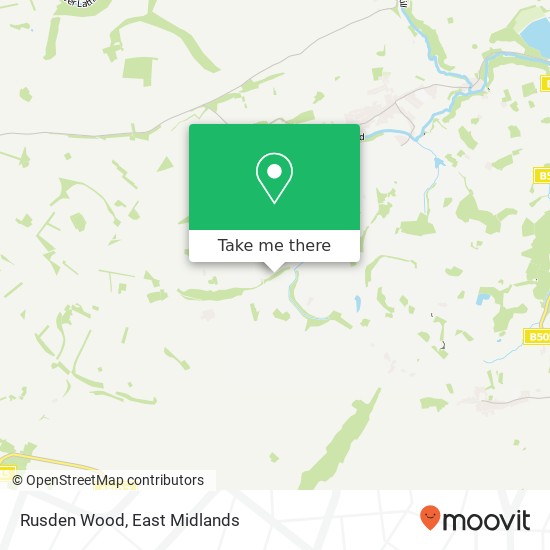 Rusden Wood map