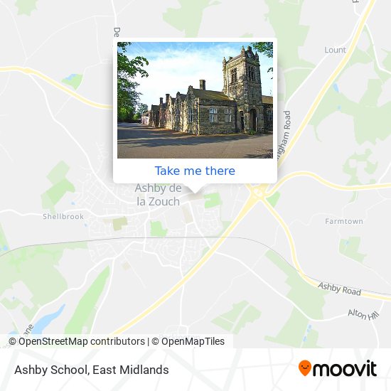 Ashby School map