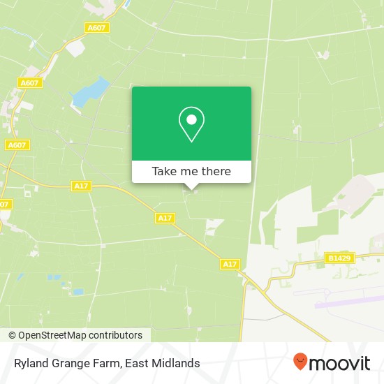Ryland Grange Farm map