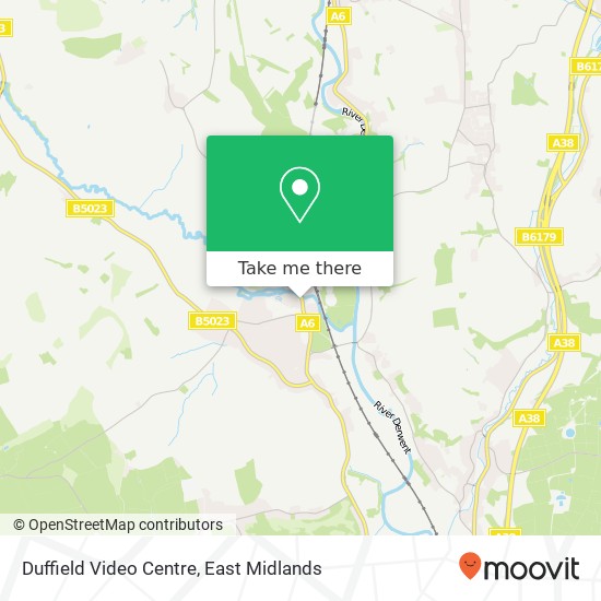 Duffield Video Centre map