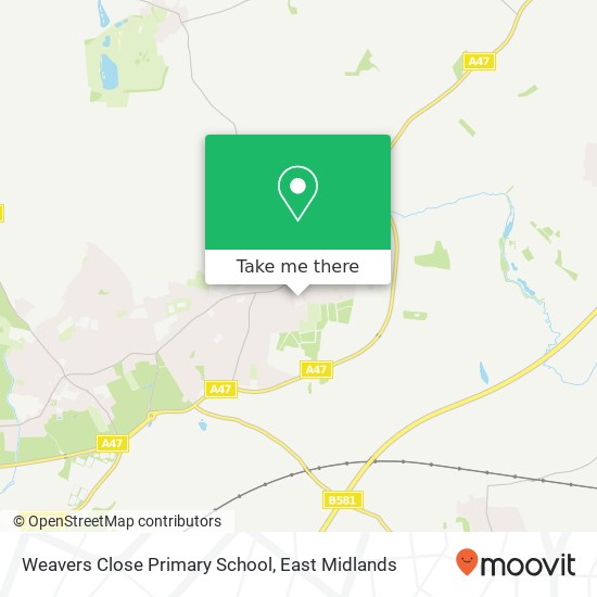 Weavers Close Primary School map