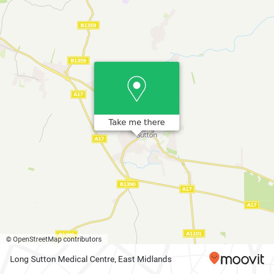 Long Sutton Medical Centre map