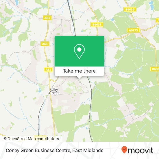Coney Green Business Centre map