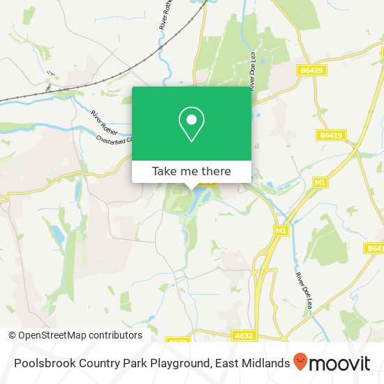 Poolsbrook Country Park Playground map