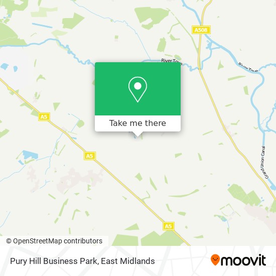 Pury Hill Business Park map