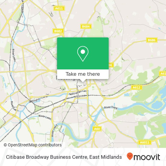 Citibase Broadway Business Centre map