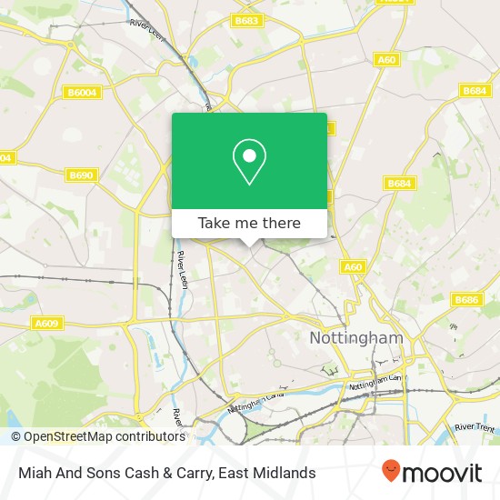 Miah And Sons Cash & Carry map