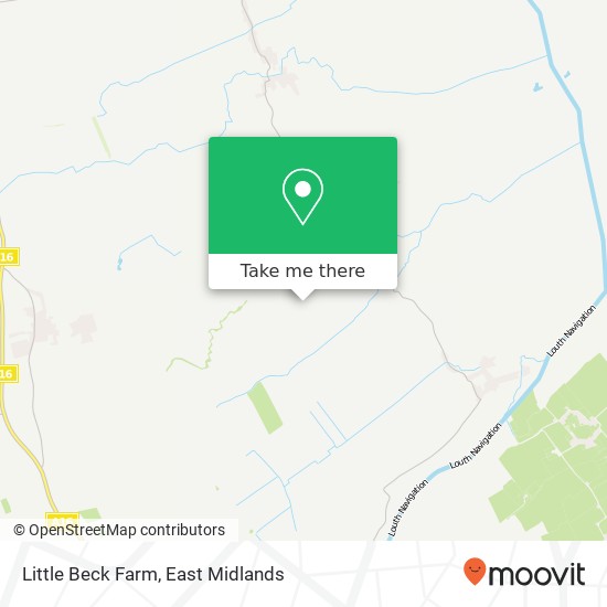 Little Beck Farm map