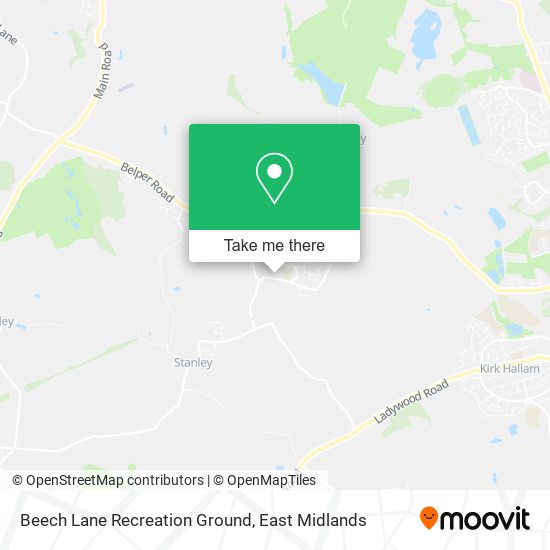 Beech Lane Recreation Ground map