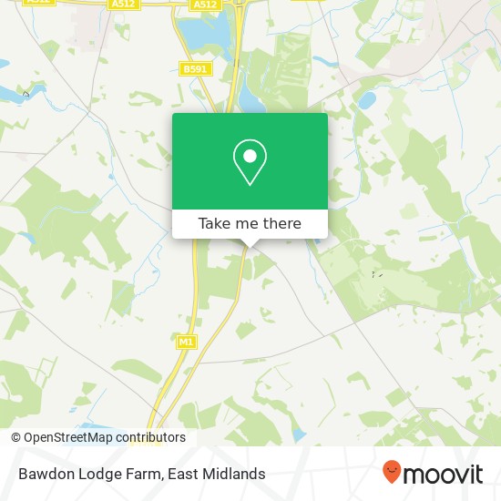 Bawdon Lodge Farm map