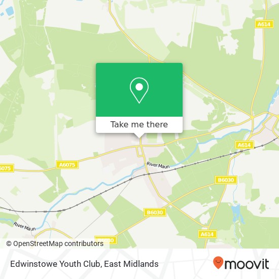 Edwinstowe Youth Club map