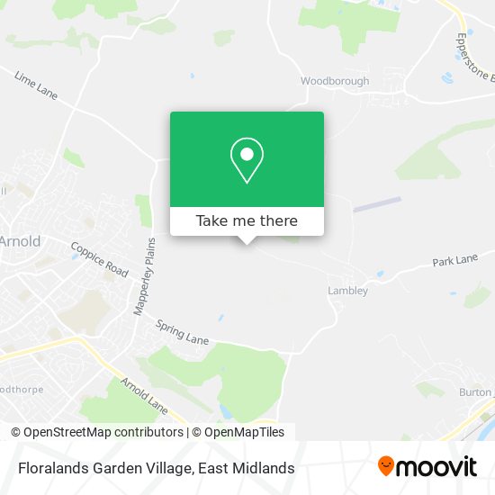 Floralands Garden Village map