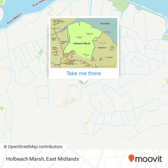 Holbeach Marsh map
