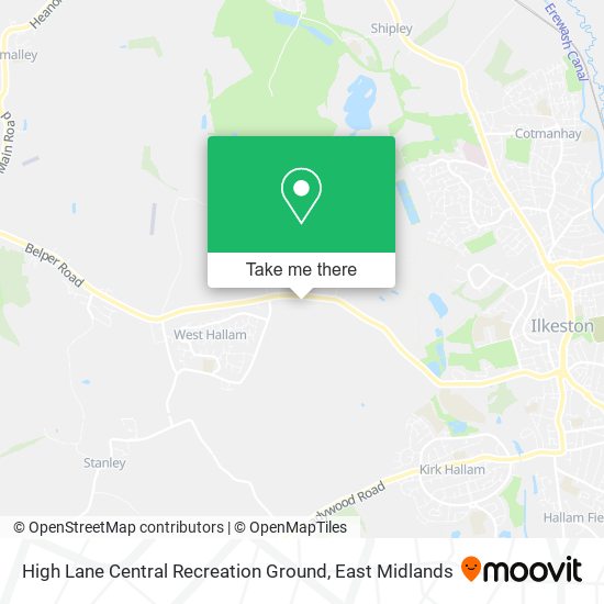 High Lane Central Recreation Ground map