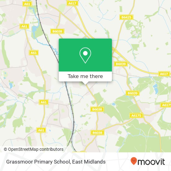 Grassmoor Primary School map