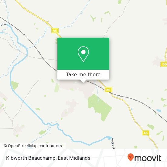 Kibworth Beauchamp map