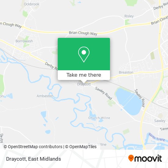 Draycott map