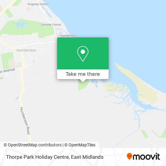 Thorpe Park Holiday Centre map