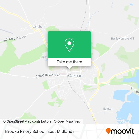 Brooke Priory School map