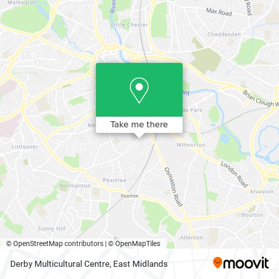 Derby Multicultural Centre map