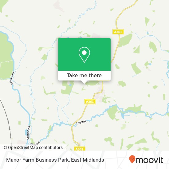 Manor Farm Business Park map
