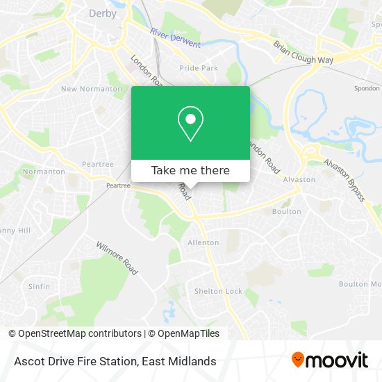 Ascot Drive Fire Station map